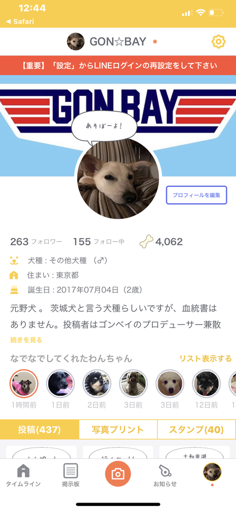 昨日の台風、ゴンベイ寝てたからよく知らないけど